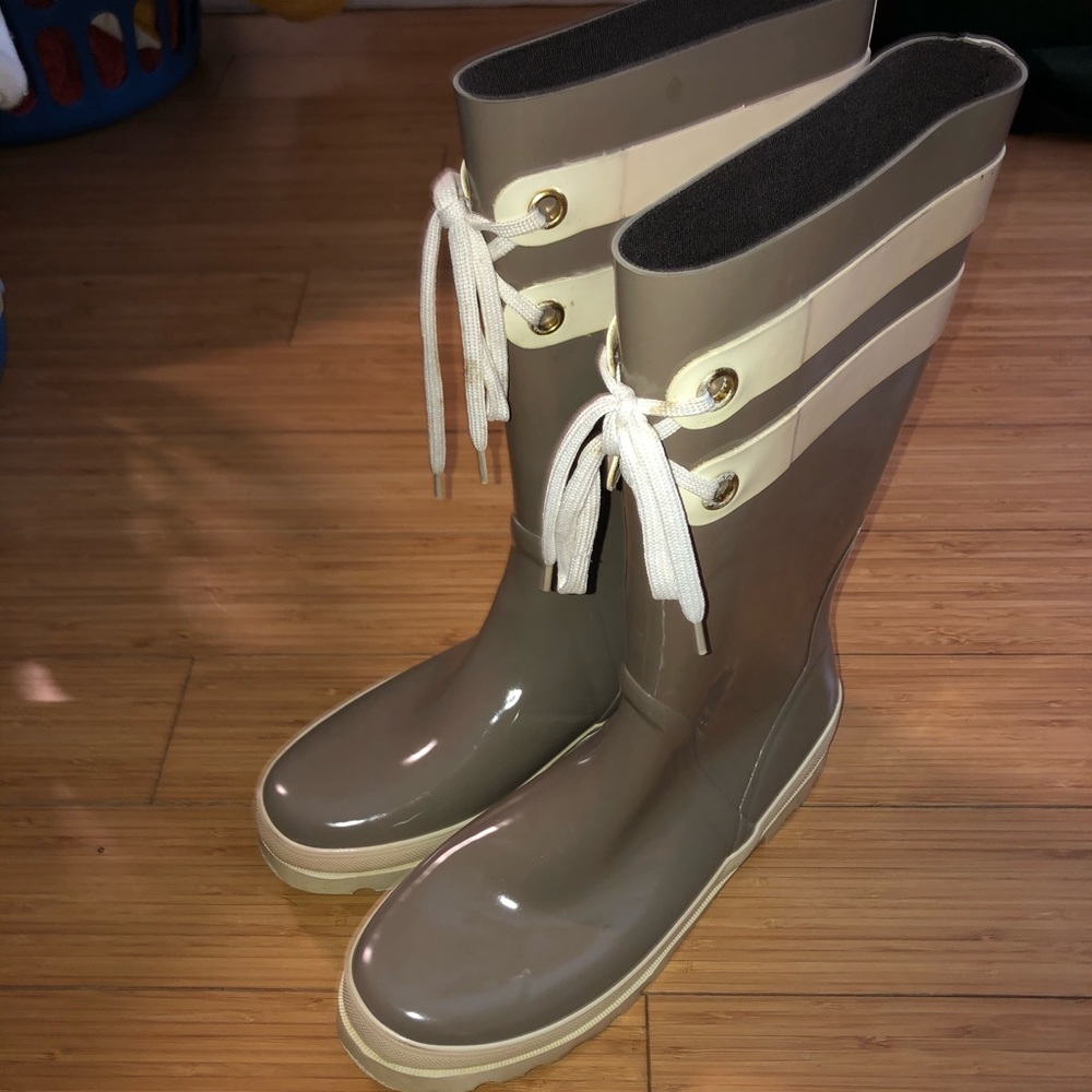 jcrew rain boots size 10